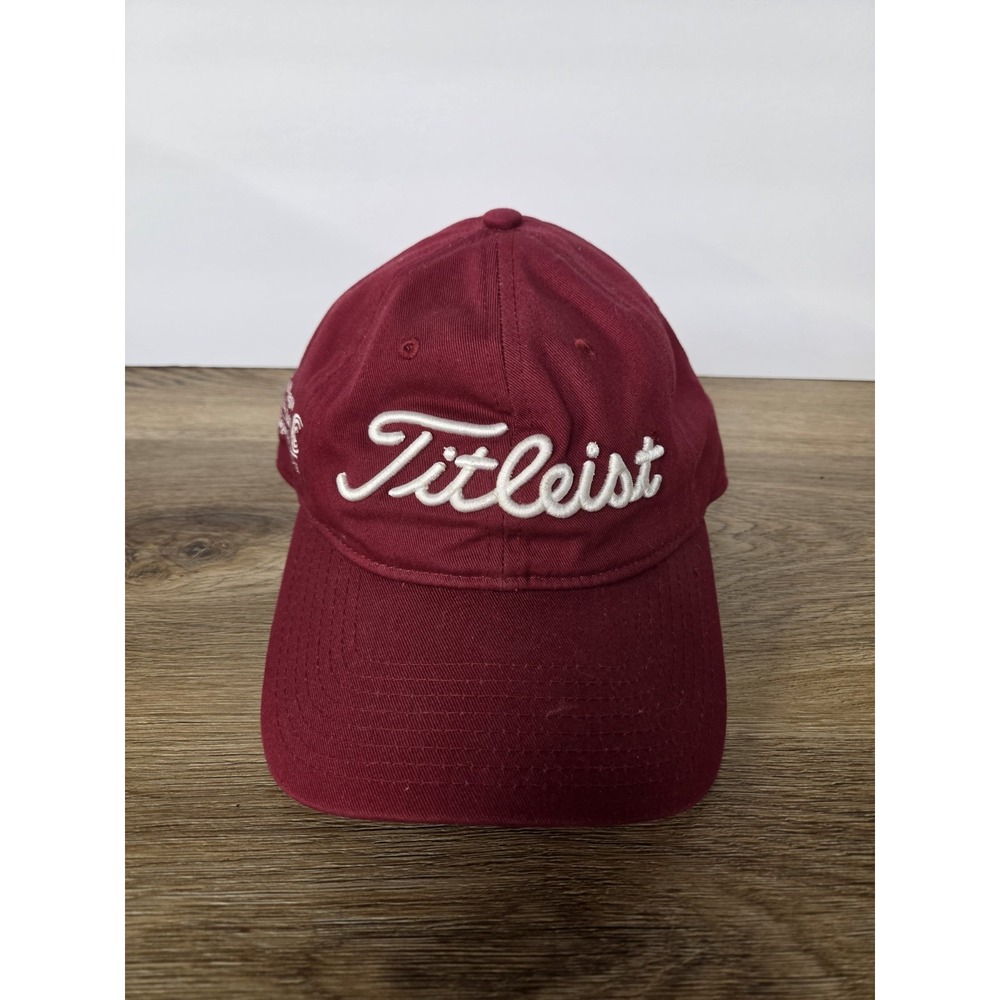 Titleist New Era Maroon Stapback Hat Medium-Large